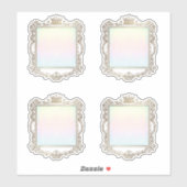 おとぎ王室のりフレームカスタムカットビニールのシール シール (シート)