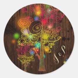 おとぎ素朴らい物語結婚式の引き出物 ラウンドシール