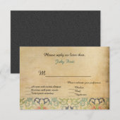 『おとぎ結婚話の応答カード』 出欠カード (正面/裏面)