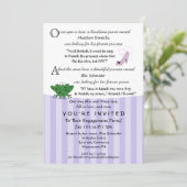 おとぎ話おもしろい婚約パーティ5x7招待状 招待状 (スタンド正面)