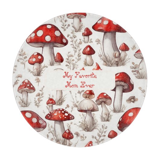 おとぎ話お気に入りの母 カッティングボード (正面)