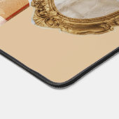 おとぎ話かわいいコラージュフェミニンミックスメディア デスクマット (コーナー)