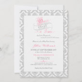 おとぎ話が一度オンザタイムプリンセス赤ちゃんシャワー 招待状 (正面)