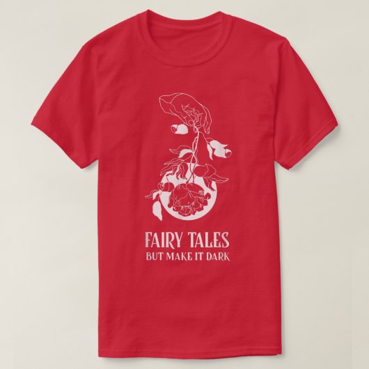 おとぎ話だが暗いアカデミアにする Tシャツ (デザイン正面)