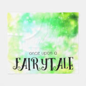 『おとぎ話に出て』 フリースブランケット (正面(横))