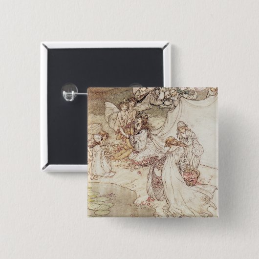 おとぎ話のためのアーサーRackham |のイラストレーション、Fa 缶バッジ (正面&裏面)