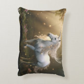 おとぎ話のための魔法のユニコーン アクセントクッション (裏面(縦))