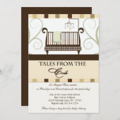 おとぎ話のゆりかご ストーリーブック シャワーの招待状 招待状 (正面/裏面)