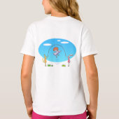 おとぎ話のようななわとび Tシャツ (裏面)