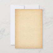 おとぎ話のような中世のお城　～Once Upon a Wedding～　出欠確認 出欠カード (裏面)