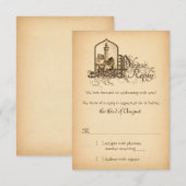 おとぎ話のような中世のお城 ~Once Upon a Wedding~ 出欠確認 出欠カード (正面/裏面)