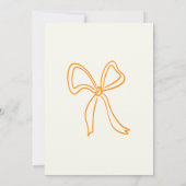 おとぎ話のような手描きのリボン　予算に優しい結婚式 招待状 (裏面)