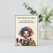 おとぎ話のような日常アート ポストカード (スタンド正面)