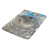 おとぎ話のアシカ海の花 バスマット (アングル)