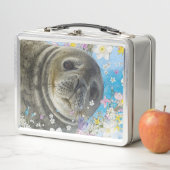 おとぎ話のアシカ海の花 メタルランチボックス (インサイチュ)