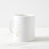 おとぎ話のアヒル コーヒーマグカップ (正面左)