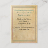 『おとぎ話のアンティークルッ結婚クの情報』 エンクロージャーカード (正面)