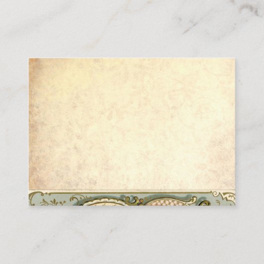 『おとぎ話のアンティーク華美結婚の情報』 エンクロージャーカード (裏面)