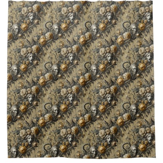 おとぎ話のウィス忘れパと子供 –  シャワーカーテン (正面)