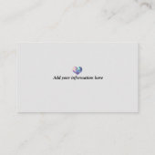 おとぎ話のウォーキング魅惑の風景ブックマーク 名刺 (裏面)