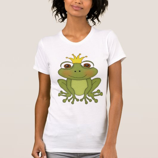 おとぎ話のカエルの王子With Crown Tシャツ (正面)