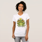 おとぎ話のカエルの王子With Crown Tシャツ (正面フル)