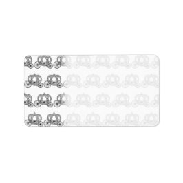 おとぎ話のキャリッジパターン。 ラベル