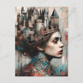 おとぎ話のクイーン城 ポストカード