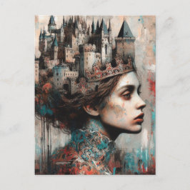 おとぎ話のクイーン城 ポストカード