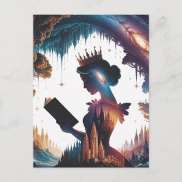 おとぎ話のクイーン読ズ ポストカード