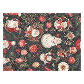 おとぎ話のクリスマスの飾葉り付け、花 テーブルクロス (正面(横))