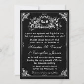 おとぎ話のストーリーブック結婚式招待状 招待状 (裏面)