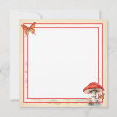 おとぎ話のテーマの コテージコアのブランクカード カード (裏面)