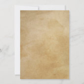 おとぎ話のテーマ物語 招待状 (裏面)