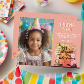 おとぎ話のドアの誕生日写真ありがとうございます ポストカード