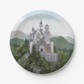 おとぎ話のドイツ城 ペーパープレート (正面)