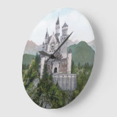 おとぎ話のドイツ城 ラージ壁時計 (傾斜)