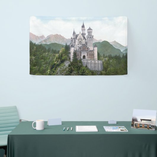 おとぎ話のドイツ城 横断幕 (トレードショー)
