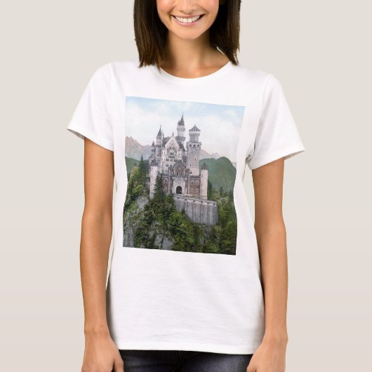 おとぎ話のドイツ城 Tシャツ (正面)