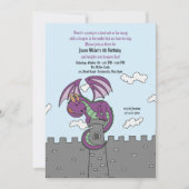 おとぎ話のドラゴンの招待状 招待状 (正面)