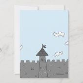 おとぎ話のドラゴンの招待状 招待状 (裏面)