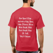 おとぎ話のドラゴンの気分Tシャツ Tシャツ (裏面)