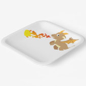 おとぎ話のドラゴンファイア，ハッピーバースデー,パーティー ペーパープレート (傾斜あり)