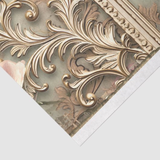 おとぎ話のドレス、みすぼらしいシック、ポートレートアート 薄葉紙 (詳細)