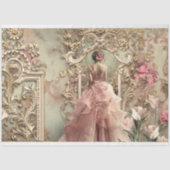 おとぎ話のドレス、みすぼらしいシック、ポートレートアート 薄葉紙 (正面)