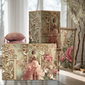 おとぎ話のドレス、みすぼらしいシック、ポートレートアート 薄葉紙