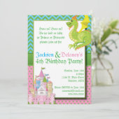 おとぎ話のパーティの招待状 招待状 (スタンド正面)