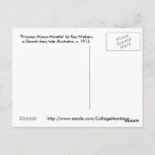 おとぎ話のプリンセスが世界のはがきに乗る ポストカード (裏面)