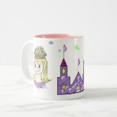 おとぎ話のプリンセスのマグ ツートーンマグカップ (正面左)