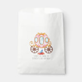 おとぎ話のプリンセスの誕生日パーティーのお菓子袋 フェイバーバッグ (正面)